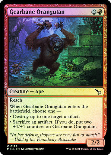 Gearbane Orangutan (mkm) (129) / Foil