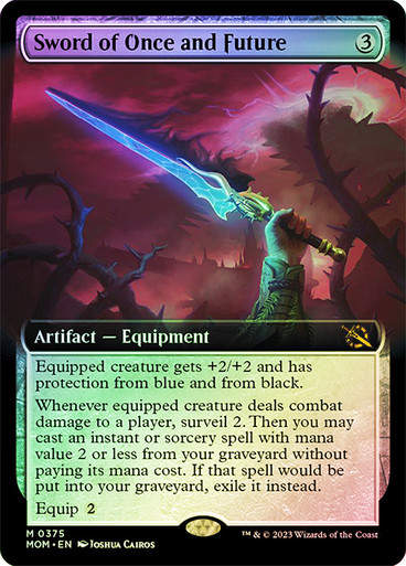 Sword of Once and Future (mom_375) / Extended Art / Foil