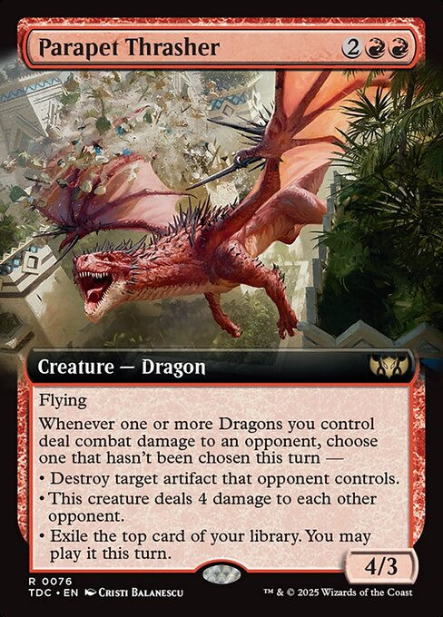 Parapet Thrasher (TDC) (76) / Extended Art