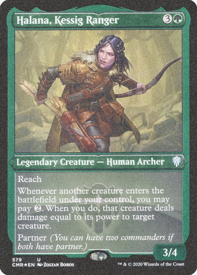 Halana, Kessig Ranger (CMR) (579) / Foil Etched
