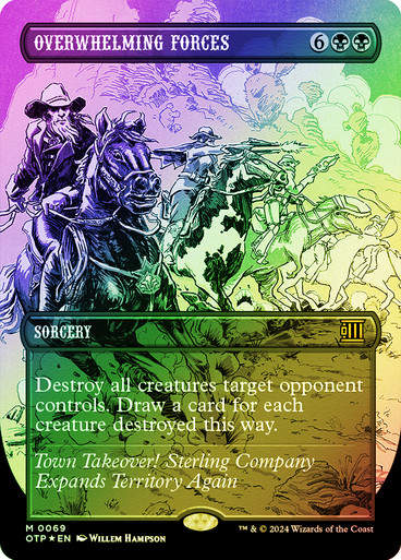 Overwhelming Forces (otp) (69) / Textured Foil