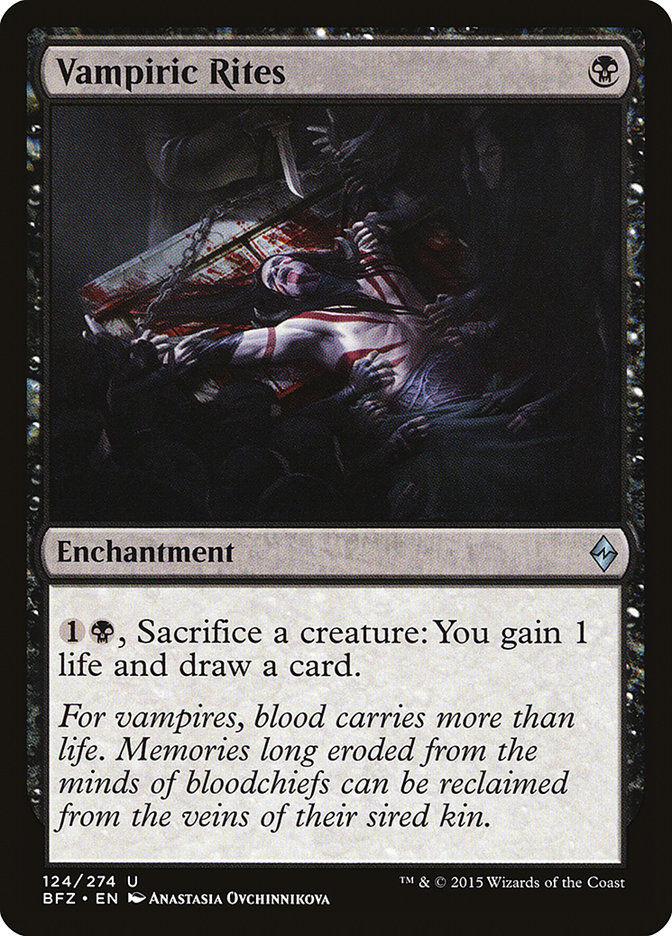 Vampiric Rites (BFZ) (124)