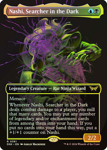 Nashi, Searcher in the Dark (DSK) (361) / Foil / Borderless