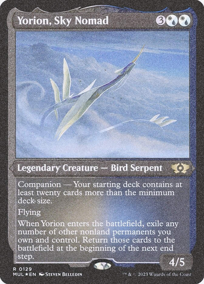 Yorion, Sky Nomad (MUL) (129) / Foil Etched