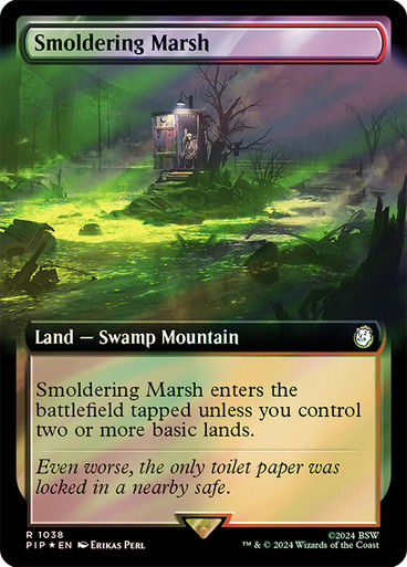 Smoldering Marsh (pip) (1038) / Extended Surge Foil