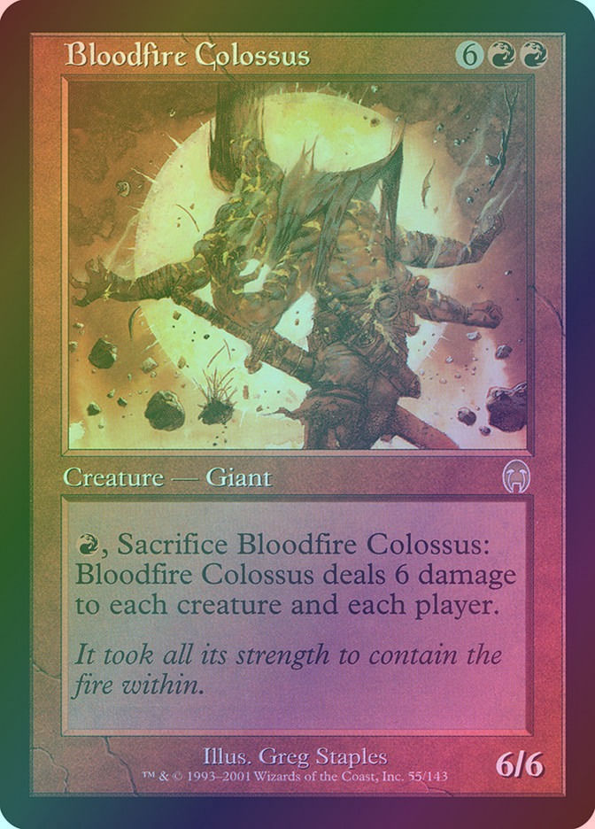 Bloodfire Colossus (APC) (55) / Foil