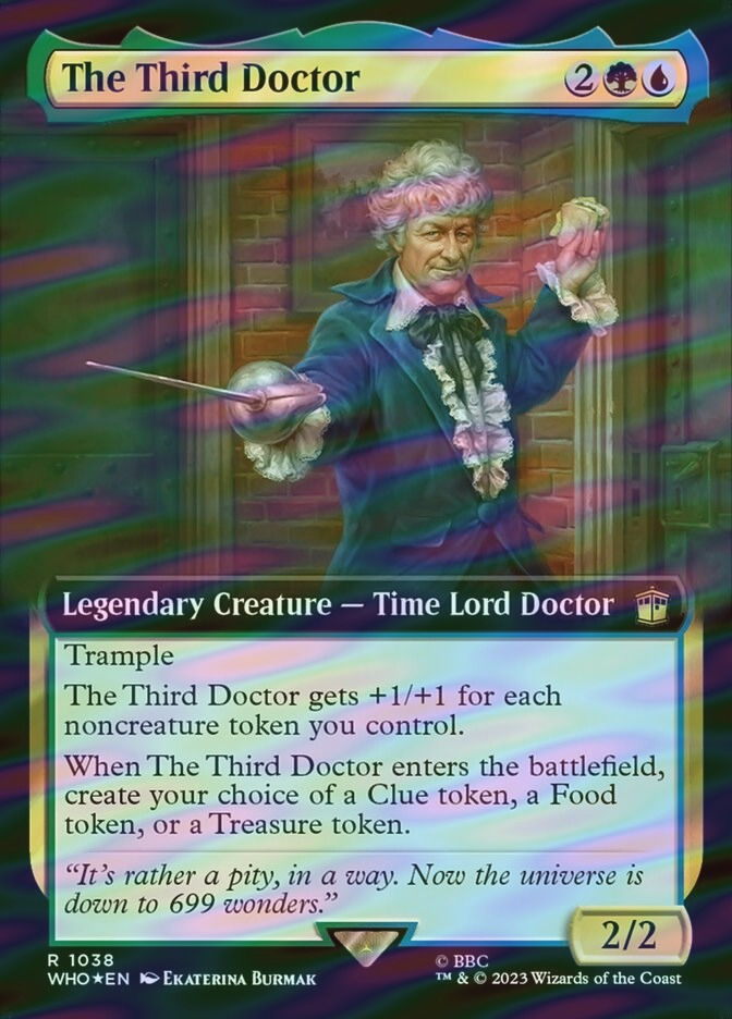 The Third Doctor (WHO) (1038) / Extended Art / Surge Foil