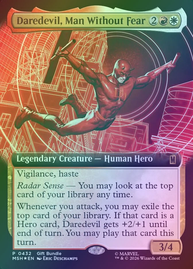 Daredevil, Man Without Fear (MSH) (432) / Gift Bundle / Foil