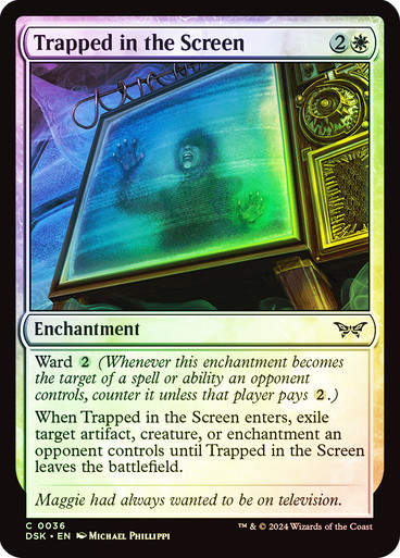 Trapped in the Screen (DSK) (36) / Foil