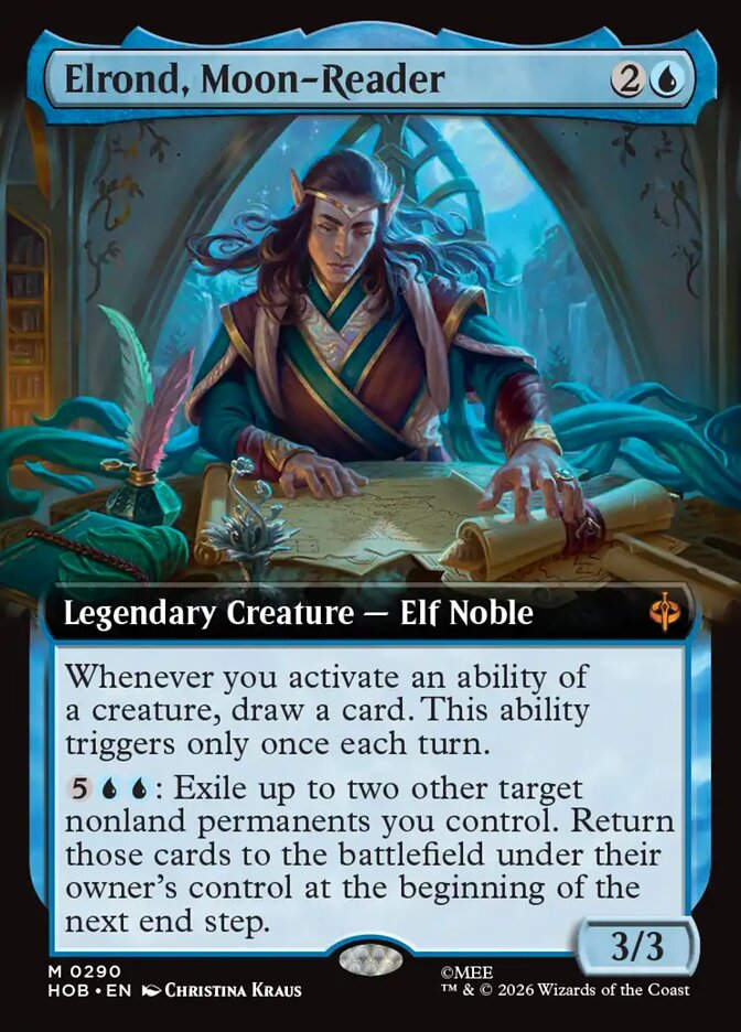 Elrond, Moon-Reader (HOB) (290) / Extended Art