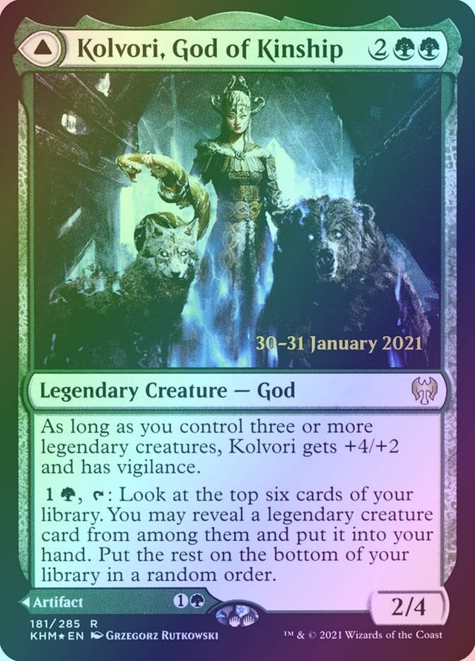 Kolvori, God of Kinship // The Ringhart Crest (PKHM) (181s) / Foil