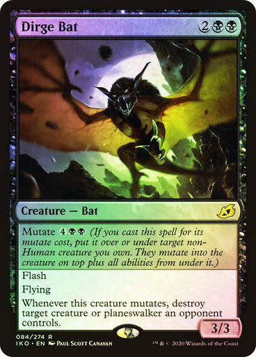 Dirge Bat (IKO) (84) / Foil