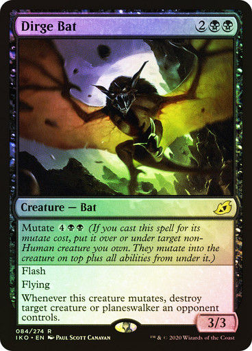 Dirge Bat (IKO) (84) / Foil