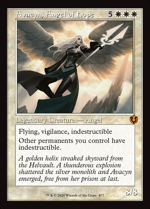Avacyn, Angel of Hope (INR) (477) / Retro Frame