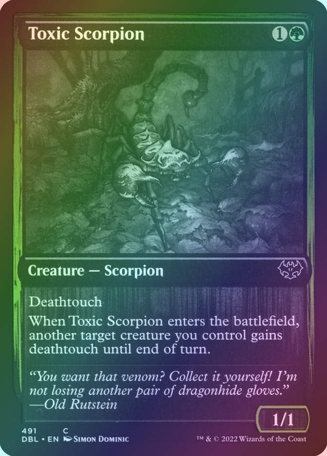 Toxic Scorpion (DBL) (491) / Foil