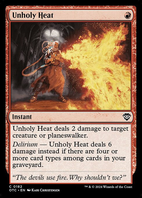 Unholy Heat (otc) (182)