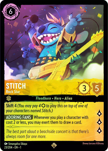 Stitch - Rock Star (LOR_TFC) / Foil
