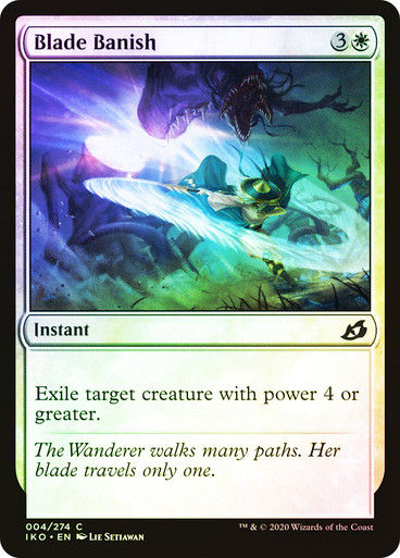 Blade Banish (IKO) (4) / Foil