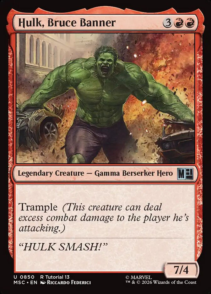 Hulk, Bruce Banner (MSC) (850)