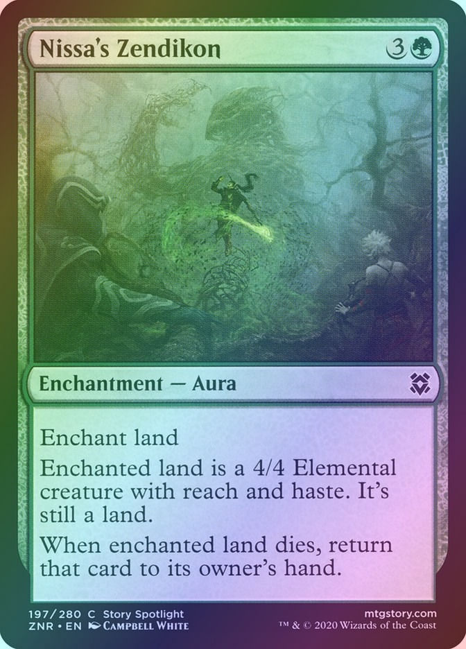 Nissa's Zendikon (ZNR) (197) / Foil