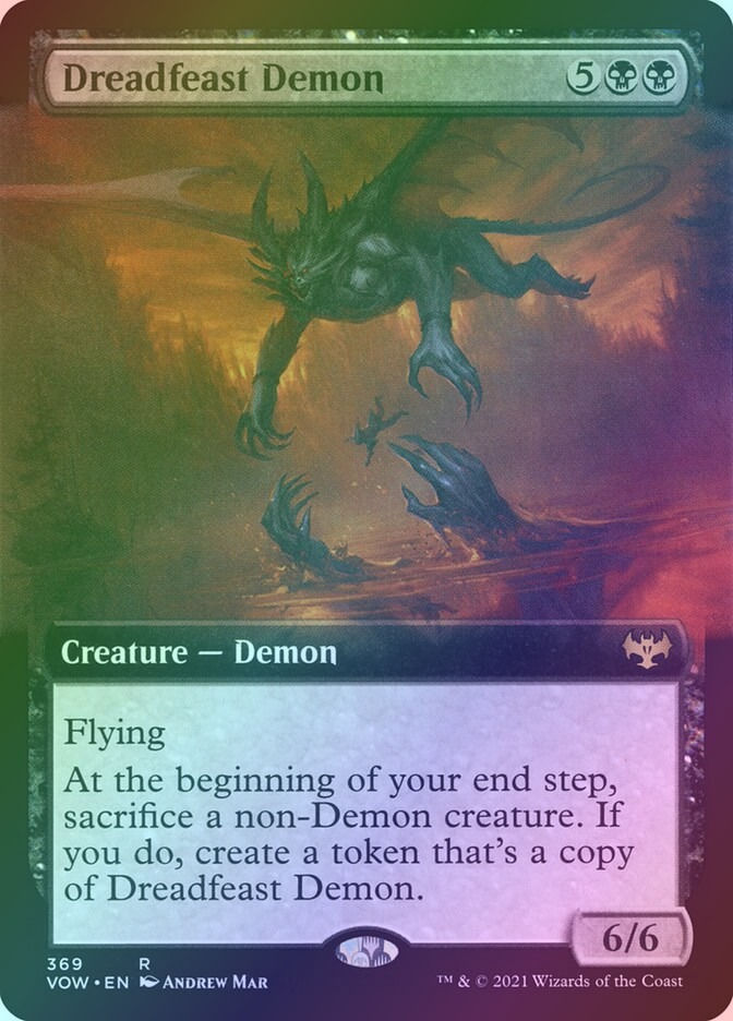 Dreadfeast Demon (VOW) (369) / Extended Art / Foil