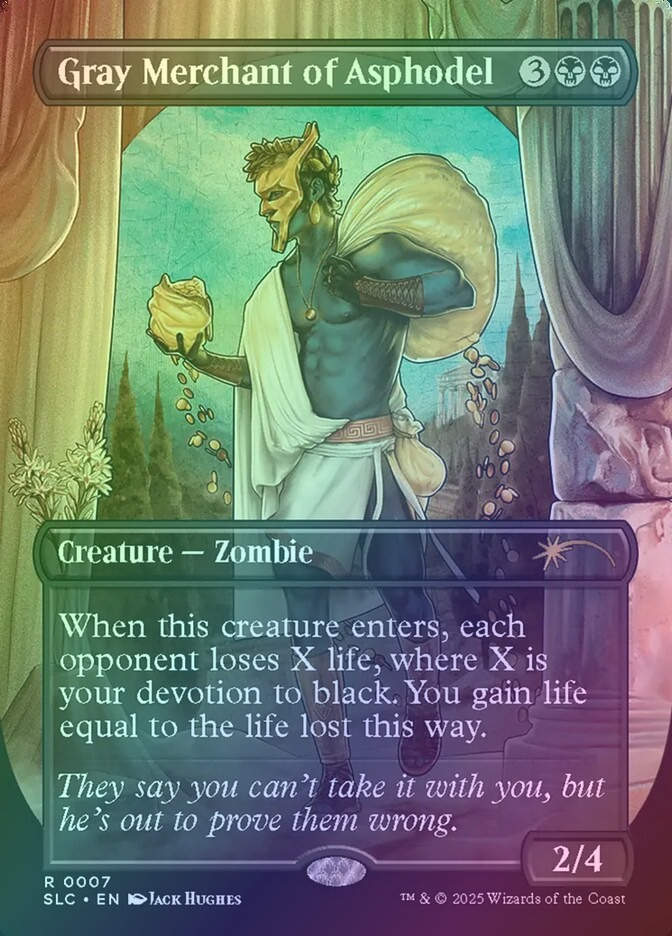 Gray Merchant of Asphodel (SLC) (7) / Borderless / Foil