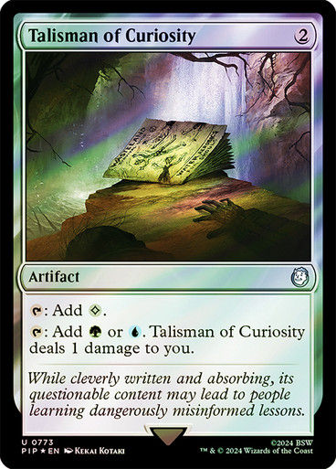 Talisman of Curiosity (pip) (773) / Surge Foil