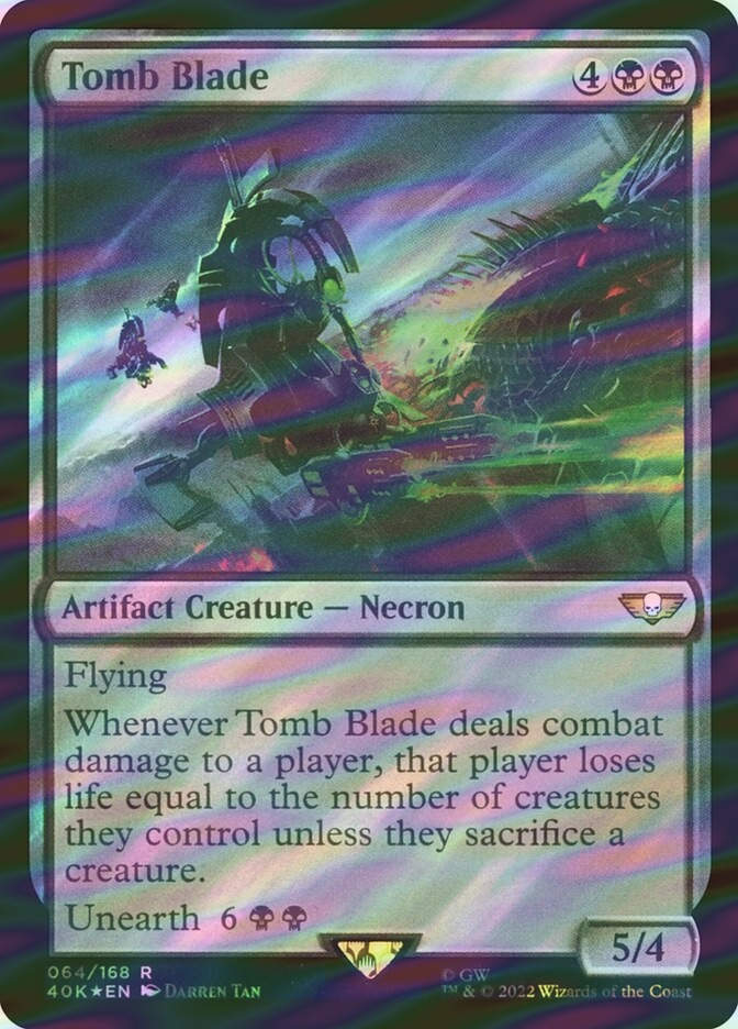 Tomb Blade (40K) (64★) / Surge Foil