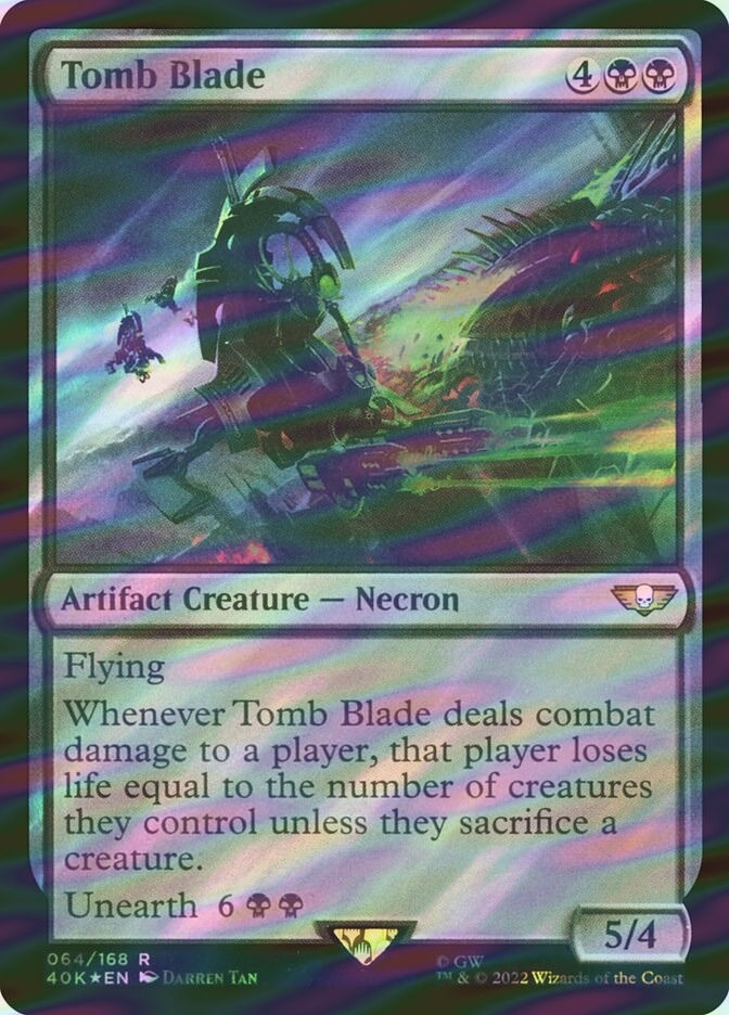 Tomb Blade (40K) (64★) / Surge Foil