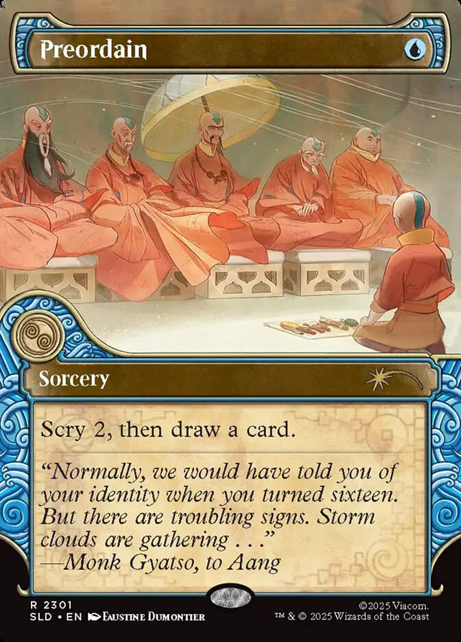 Preordain (SLD) (2301) / Borderless / Showcase