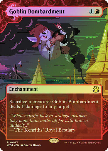 Goblin Bombardment (wot) / Foil