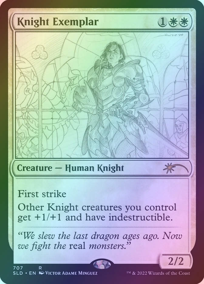 Knight Exemplar (SLD) (707) / Foil