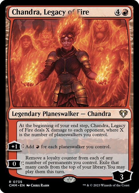 Chandra, Legacy of Fire (cmm) (Commander Deck)