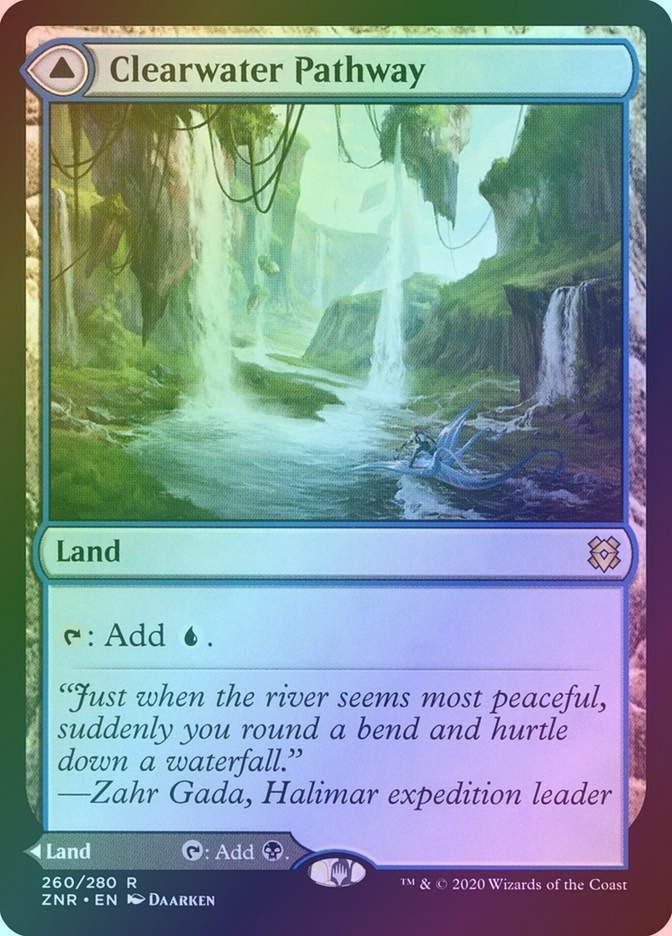 Clearwater Pathway // Murkwater Pathway (ZNR) (260) / Foil