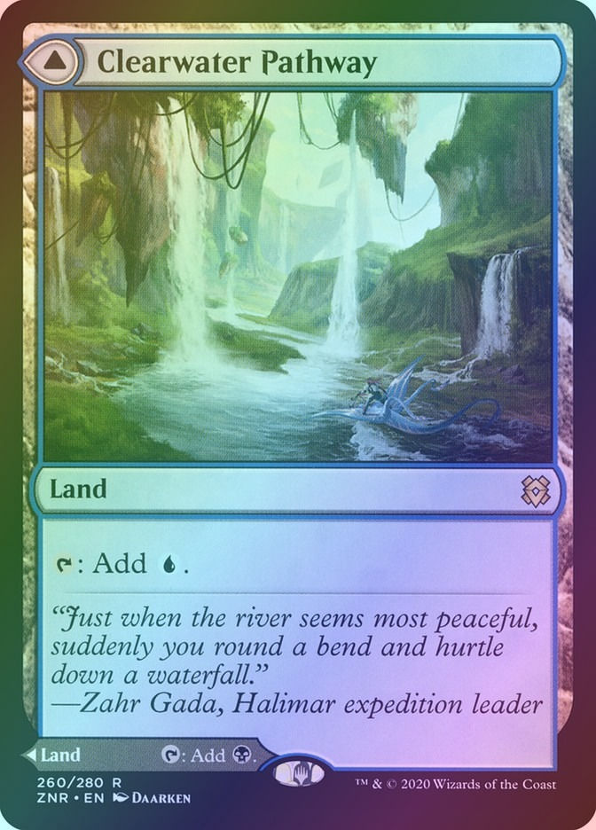 Clearwater Pathway // Murkwater Pathway (ZNR) (260) / Foil — cara 1 de 2