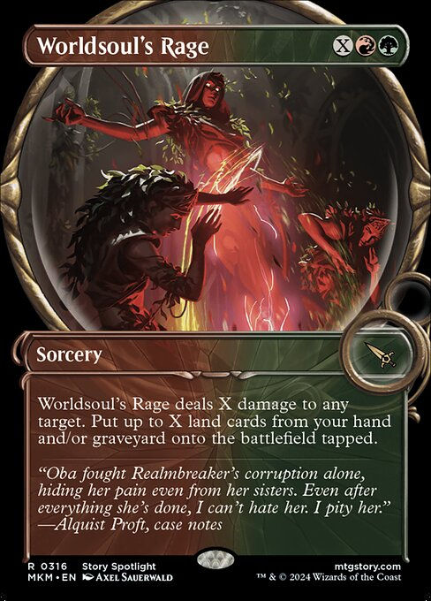 Worldsoul's Rage (mkm) (316) / Showcase