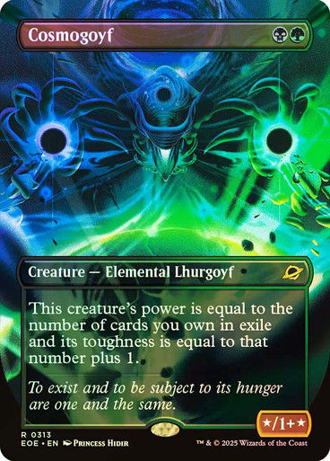Cosmogoyf (EOE) (313) / Borderless / Foil
