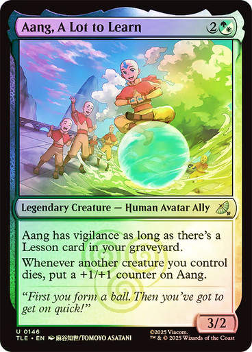 Aang, A Lot to Learn (TLE) (146) / Foil