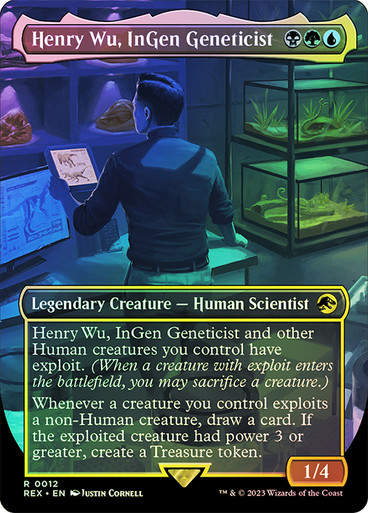 Henry Wu, InGen Geneticist (rex) / Foil