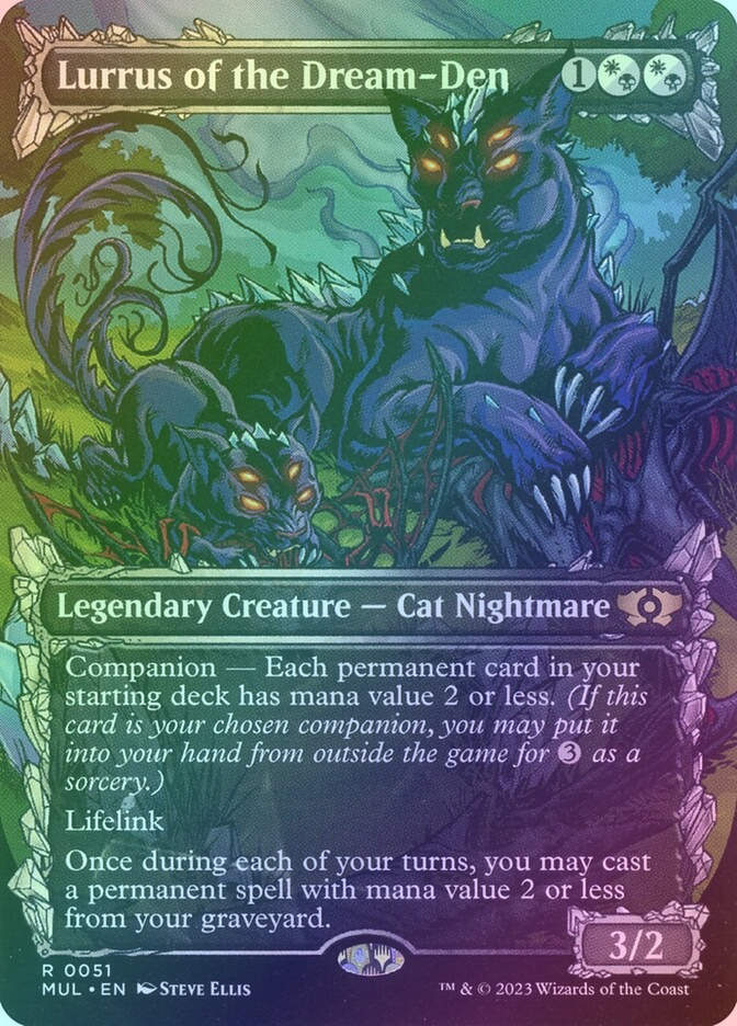 Lurrus of the Dream-Den (MUL) (51) / Borderless / Showcase / Foil