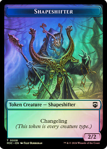 Shapeshifter Token T08 // Dragon (TM3C) / Ripple Foil