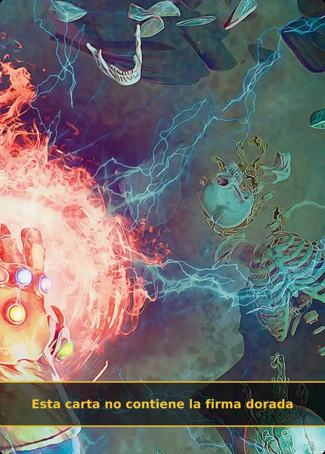 Thanos, the Mad Titan (AMSH) (3c) / No Firmada