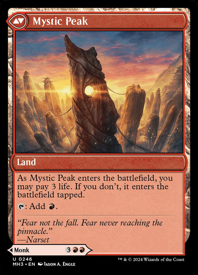 Pinnacle Monk // Mystic Peak (MH3) (246) — cara 2 de 2