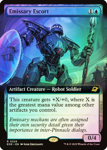 Emissary Escort (EOE) (326) / Extended Art / Foil