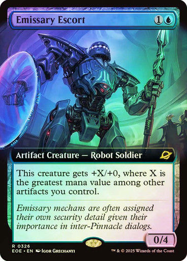 Emissary Escort (EOE) (326) / Extended Art / Foil