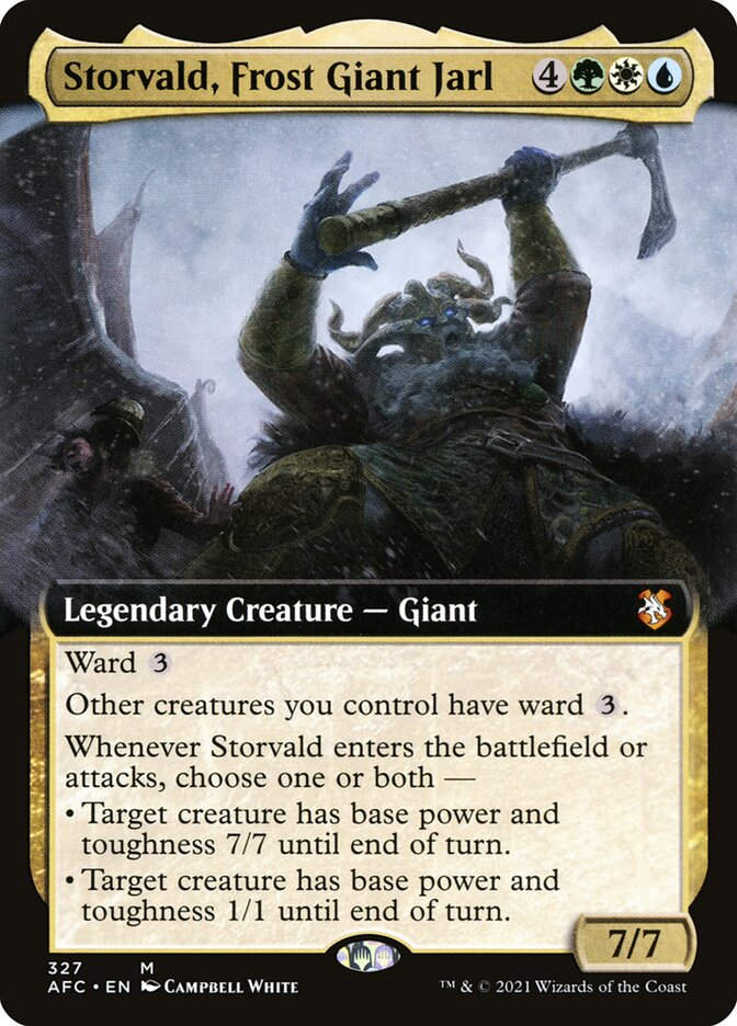 Storvald, Frost Giant Jarl (AFC) (327) / Extended Art