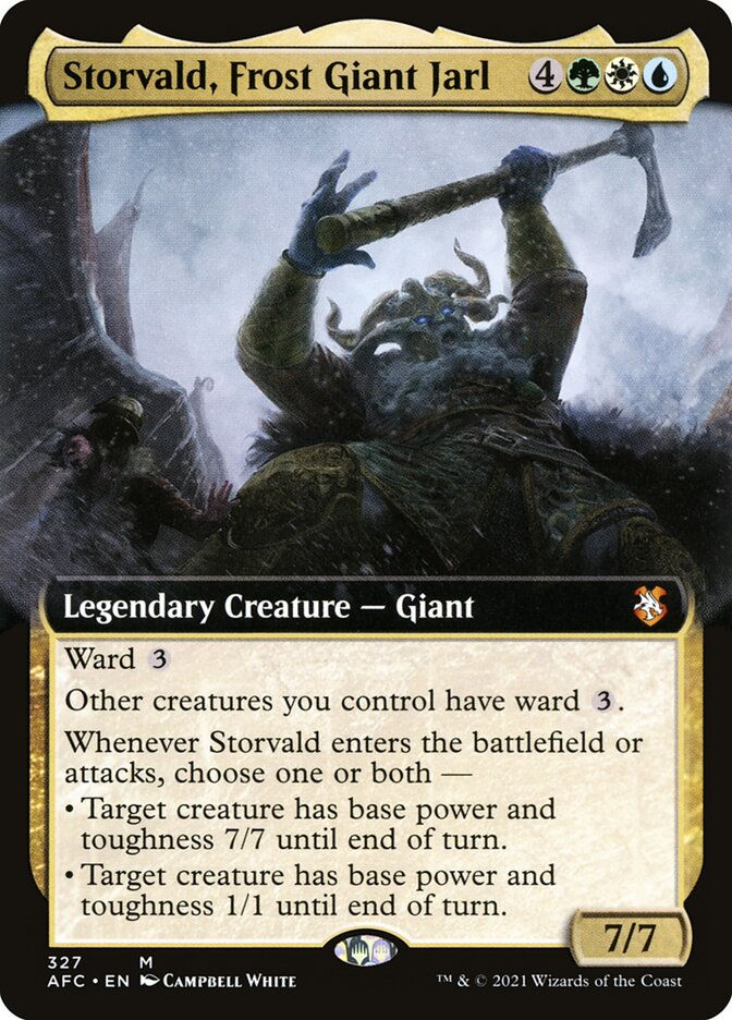 Storvald, Frost Giant Jarl (AFC) (327) / Extended Art