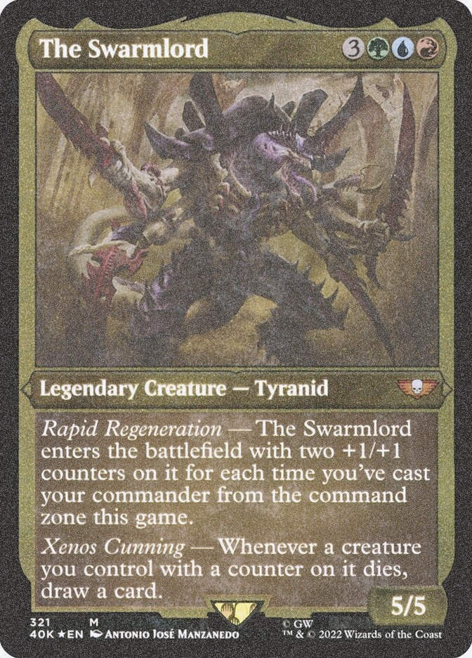 Display Token The Swarmlord (40K) (321) / Foil Etched