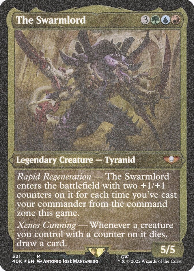 Display Token The Swarmlord (40K) (321) / Foil Etched