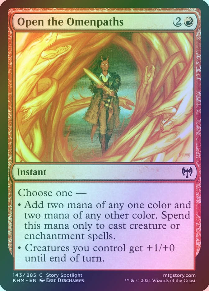 Open the Omenpaths (KHM) (143) / Foil